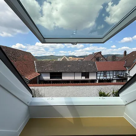 アパート Rebenblick Dachsuite In Historischem Gebaeude Aus 1840 Ruppertsberg