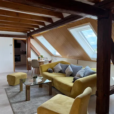 Rebenblick Dachsuite Mit Kulinarischen Extras Auf Wunsch Appartement Ruppertsberg