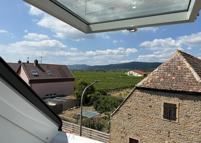 Rebenblick Dachsuite Mit Kulinarischen Extras Auf Wunsch Apartment Ruppertsberg